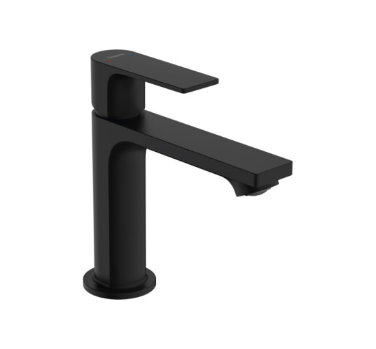 Смеситель Hansgrohe Rebris E 110 для умывальника с д/к pop-up. Matt Black (72557670)