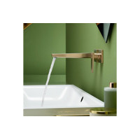 Смеситель Hansgrohe Metropol для раковины со стены 225 мм Brushed Bronze (32526140)