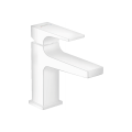 Змішувач Hansgrohe Metropol 100 для умивальника з донним клапаном push-open Matt White (32500700)