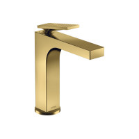 Змішувач Axor Citterio 160 Lever rhombic cut для раковини pop-up Polished Gold Optic 39071990