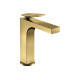 Смеситель Axor Citterio 160 Lever rhombic cut для раковины pop-up Polished Gold Optic 39071990
