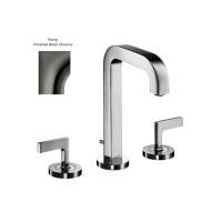 Змішувач Axor Citterio 170/140 для раковини на 3 отвори Polished Black Chrome 39135330
