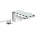 Смеситель Axor MyEdition 70 для раковины на 3 отверстия Chrome с накладкой Mirror Glass 47050000