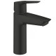 Смеситель для умывальника однорычажный GROHE QuickFix Start черный латунь с донным клапаном 235752432