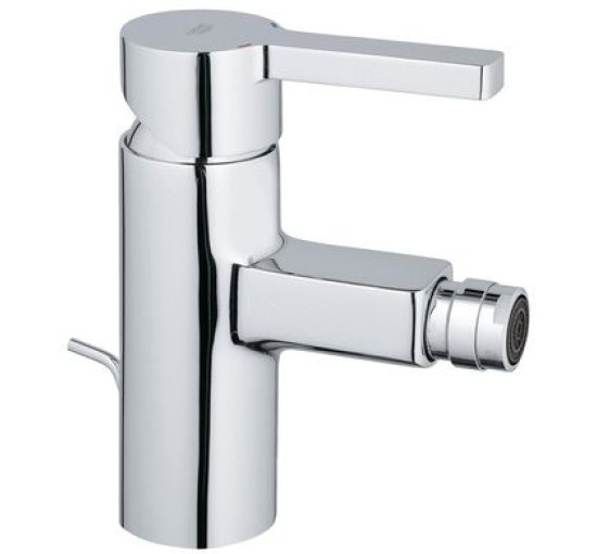 Смеситель гигиенический для биде однозахватный GROHE Lineare хром латунь с донным клапаном 33848000