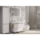 Смеситель hansgrohe Tecturis E для раковины со сливным гарнитуром, белый матовый 73010700
