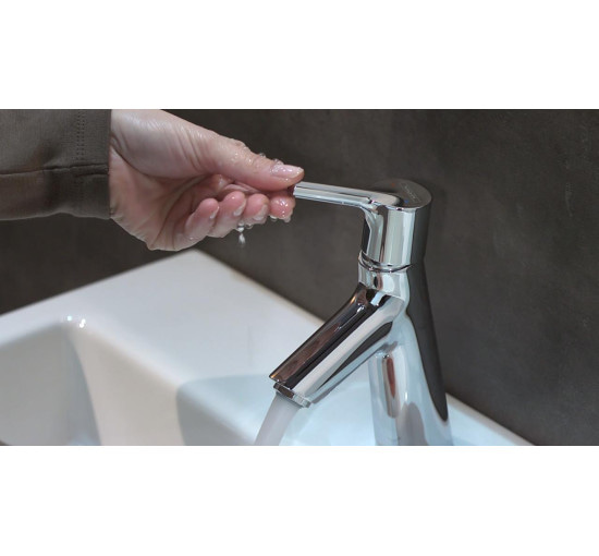 Смеситель hansgrohe Talis S для раковины без сливного гарнитура, хром 72014000