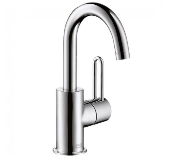 Змішувач для умивальника одноважільний HANSGROHE AXOR Uno хром латунь з донним клапаном 38035000