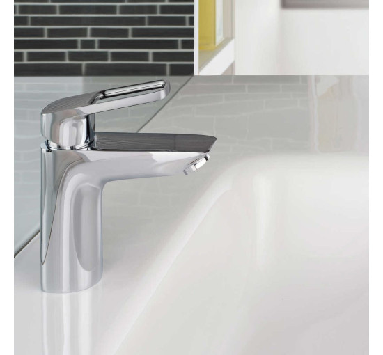 Кран на раковину однозахватный HANSGROHE Logis Loop хром латунь с донным клапаном 71151000