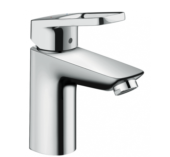 Кран на раковину однозахватный HANSGROHE Logis Loop хром латунь с донным клапаном 71151000