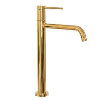 змішувач для умивальника Rea Lugano золото, високий (REA-B5002)