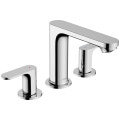 Змішувач Hansgrohe Rebris S 110 для умивальника на 3 отв з д/к pop-up. Chrome (72530000)