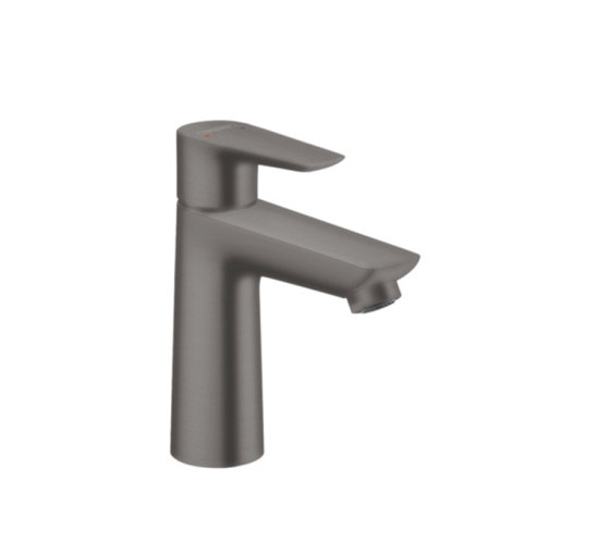 Змішувач Hansgrohe Talis E 110 для умивальника з донним клапаном pop-up Brushed Black (71710340)