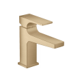 Смеситель Hansgrohe Metropol 100 для умывальника с донным клапаном push-open Brushed Bronze (32500140)