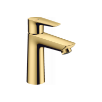 Смеситель Hansgrohe Talis E 110 для умывальника CoolStart с донным клапаном pop-up (71713990) Polished Gold Optic