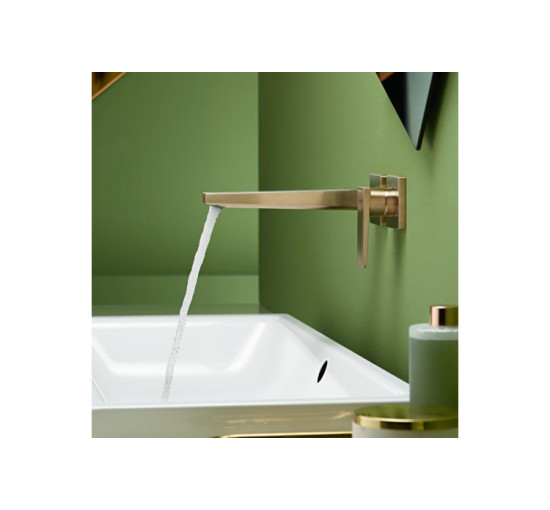 Змішувач Hansgrohe Metropol для раковини зі стіни 225 мм Polished Gold Optic (32526990)