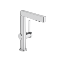 Смеситель Hansgrohe Finoris 230 для умывальника с поворотным выдвижным носиком 2JET и донным клапаном push-open. Chrome (76063000)