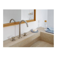 Змішувач Axor One Select 170 для умивальника на 3 отвори з донним клапаном push-open Brushed Bronze (48070140)