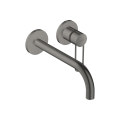 Змішувач Axor Uno для раковини зі стіни Loop вилив 225 мм , Brushed Black Chrome 38122340
