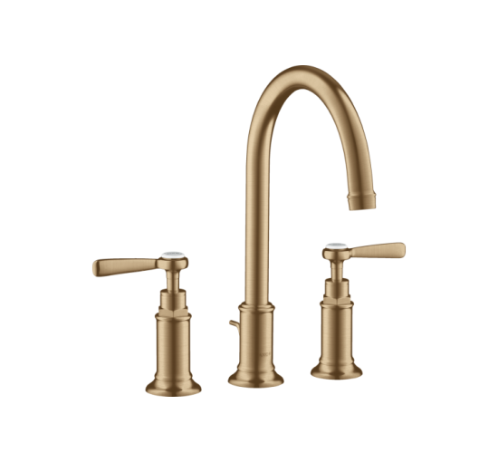 Смеситель Axor Montreux 180 для раковины на 3 отверстия Lever 16514140 Brushed Bronze