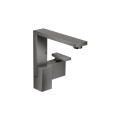 Смеситель Axor Edge 190 для раковины с боковой ручкой Ddiamond Cut Polished Black Chrome 46021330