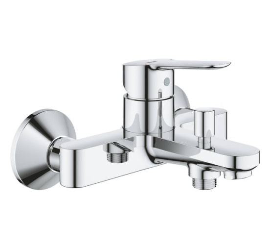 Змішувач у ванну однозахватний із коротким носиком GROHE BauEdge хром латунь 23605000
