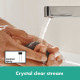 Кран для умывальника одновентильный HANSGROHE Finoris хром латунь с донным клапаном 76023000
