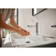 Кран для умывальника одновентильный HANSGROHE Finoris хром латунь с донным клапаном 76023000