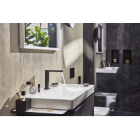 Смеситель hansgrohe Tecturis E CoolStart EcoSmart+ для раковины со сливным гарнитуром, хром 73053000