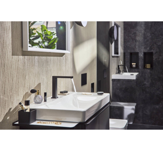 Змішувач hansgrohe Tecturis E CoolStart EcoSmart+ для раковини зі зливним гарнітуром, хром 73053000