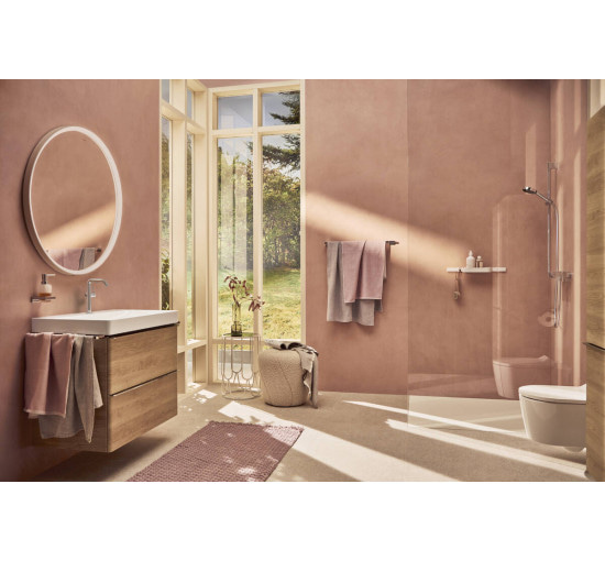 Смеситель hansgrohe Tecturis S CoolStart EcoSmart+ для раковины со сливным гарнитуром, хром 73360000