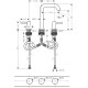 Смеситель hansgrohe Tecturis S для раковины со сливным гарнитуром, черный матовый 73330670