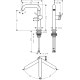 Смеситель hansgrohe Tecturis S CoolStart EcoSmart+ для раковины со сливным гарнитуром, хром 73360000