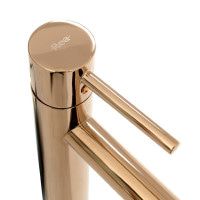 змішувач для умивальника Rea Tess rose gold високий (REA-B8804)