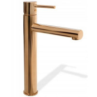 смеситель для умывальника Rea Tess rose gold высокий (REA-B8804)