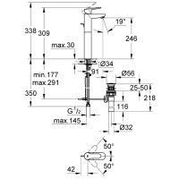 Змішувач для раковини Grohe BauEdge (32860000)