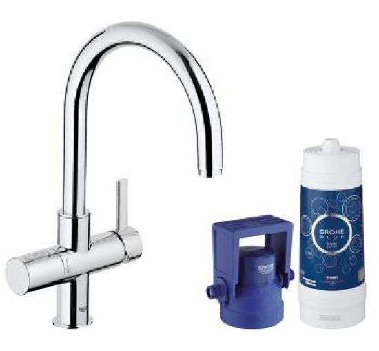 Змішувач кухонний Grohe Blue Pure з функцією очищення водопровідної води (33249001)