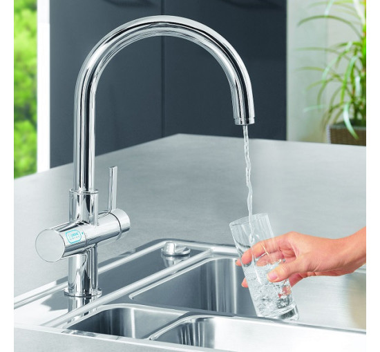 Змішувач кухонний Grohe Blue Pure з функцією очищення водопровідної води (33249001)