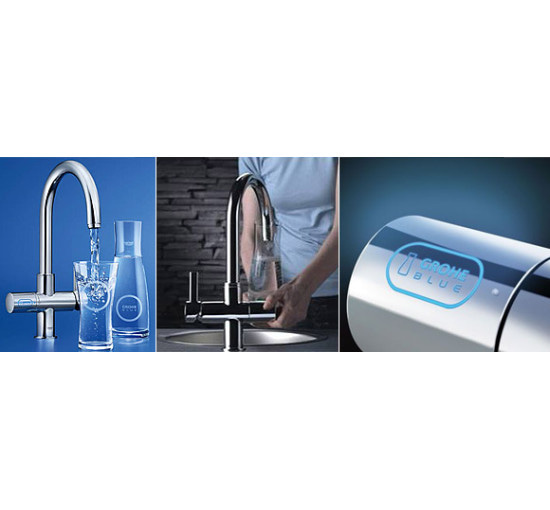 Змішувач кухонний Grohe Blue Pure з функцією очищення водопровідної води (33249001)
