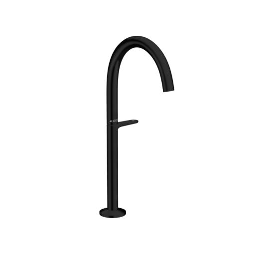 Смеситель Axor One Select 260 для умывальника с донным клапаном push-open. Matt Black (48030670)
