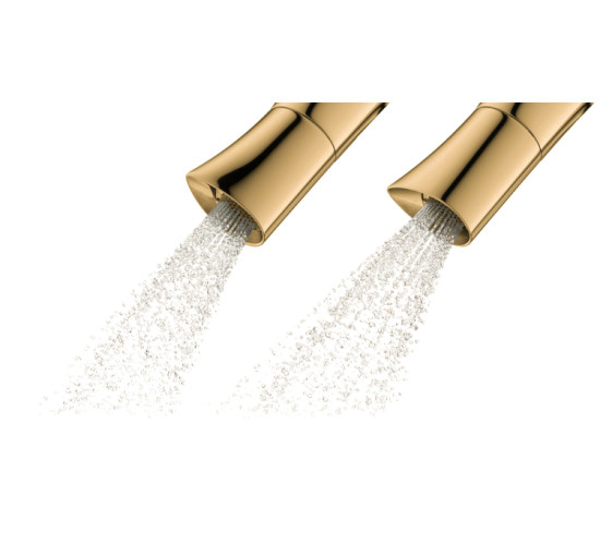 Змішувач Axor Starck Organic 170 для раковини без зливної арматури Polished Gold Optic 12012990