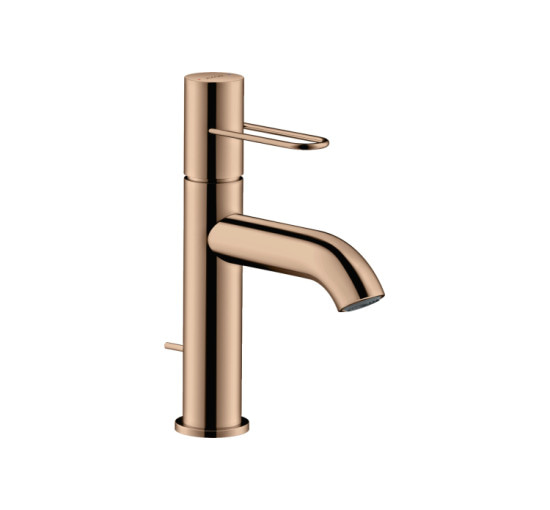 Змішувач Axor Uno 100 для раковини ручка Loop , Polished Red Gold 38023300