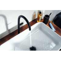 Смеситель Axor One Select 260 для умывальника с донным клапаном push-open. Matt Black (48030670)