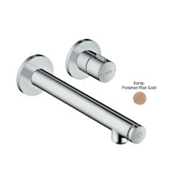 Смеситель Axor Uno Select для раковины из стены: излив 220 мм Polished Red Gold 45113300