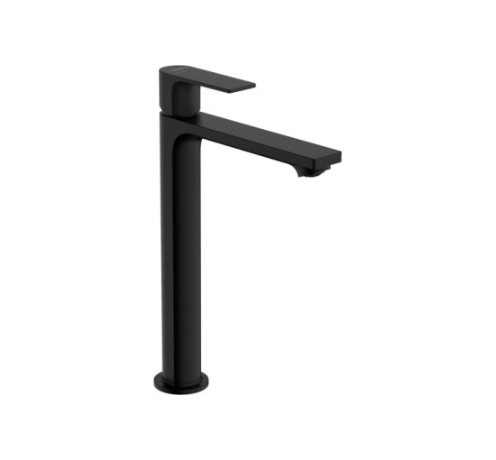 Змішувач Hansgrohe Rebris E 240 CoolStart для умивальника з д/к pop-up. Matt Black (72581670)