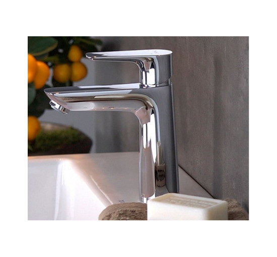 Смеситель Hansgrohe Talis E 110 для умывальника с донным клапаном push-open (71711000)