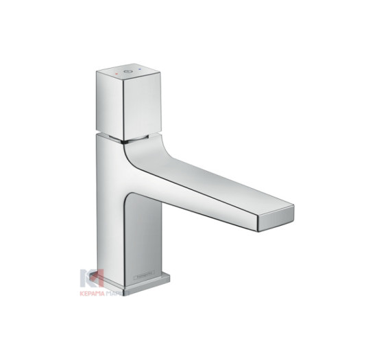 Смеситель Hansgrohe Metropol 100 для умывальника: ручка Select / излияние 159 (325700) / гарнитура push-open