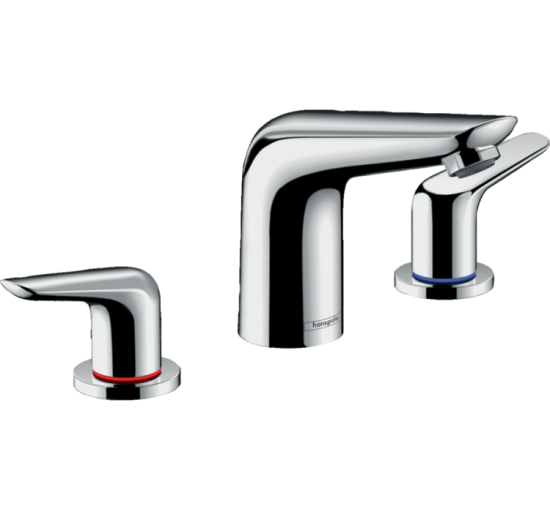 Змішувач Hansgrohe Novus 100 для раковини на 3 отвори хромований (71140000)