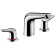 Змішувач Hansgrohe Novus 100 для раковини на 3 отвори хромований (71140000)
