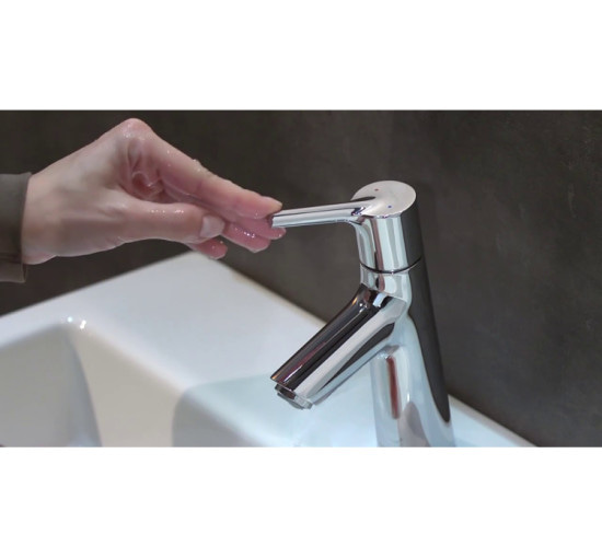Смеситель Hansgrohe Talis S 80 для умывальника с арматурой push-open (72011000)